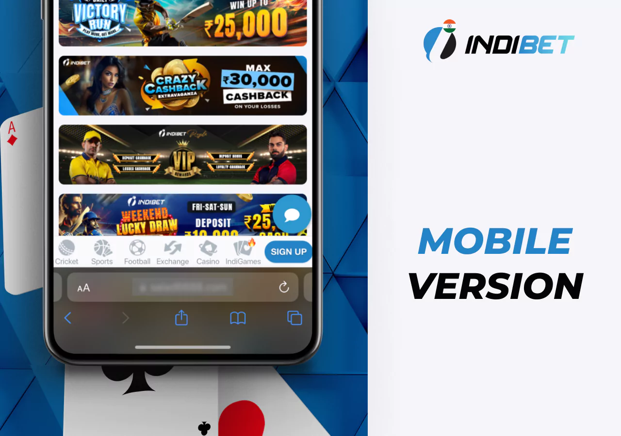 Mobile version of the popular online casino