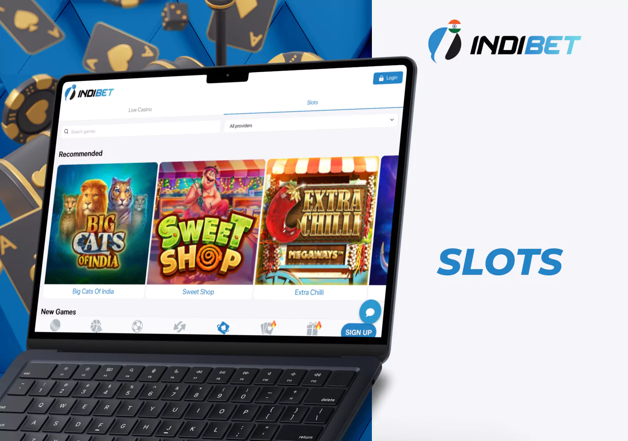Games in the Slot section on the bookmaker's platform