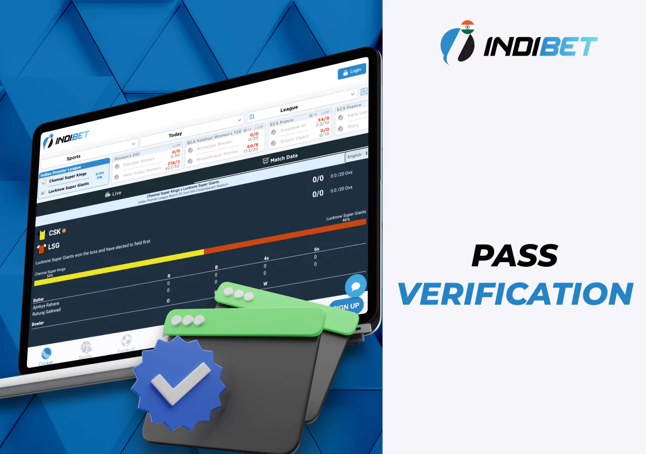 Account verification process on the platform
