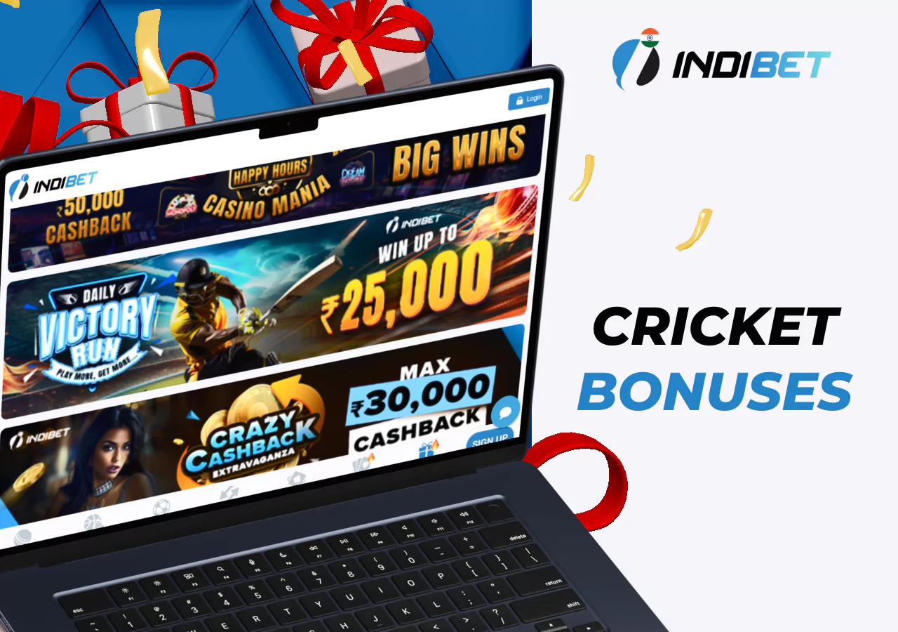 Indibet bonus offers on cricket betting