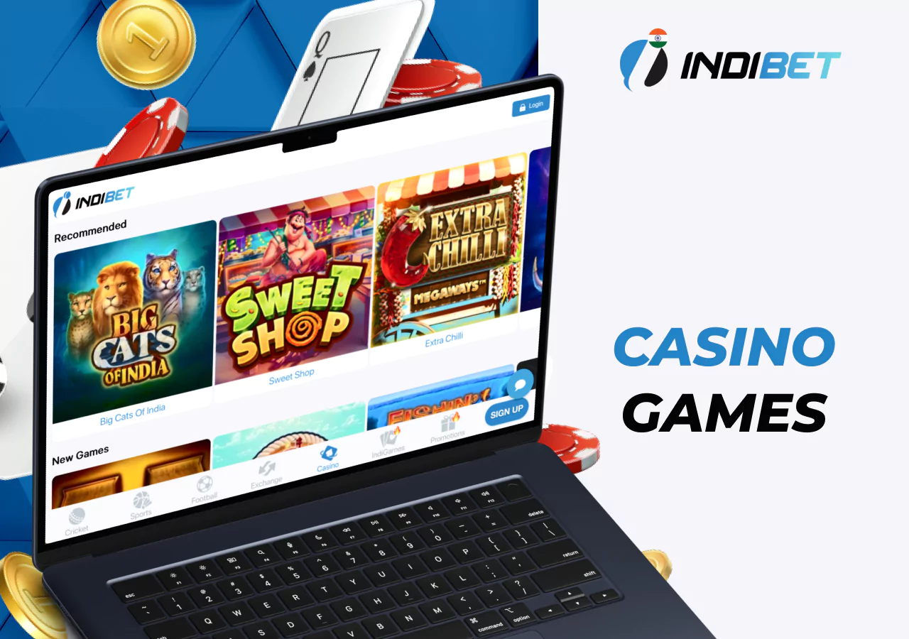 Exciting games in the casino section