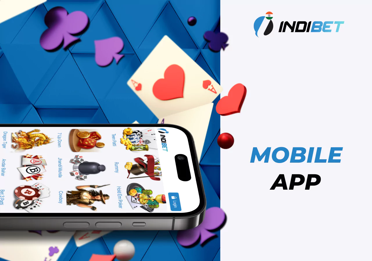 Mobile version of a popular online casino in India