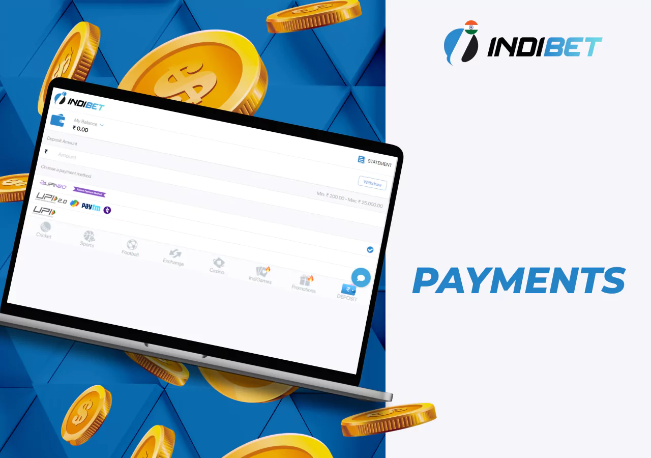 Available payment methods for users in India